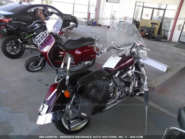 JH2RC50324M000111 - 2004 HONDA VT750 CA MAROON photo 4