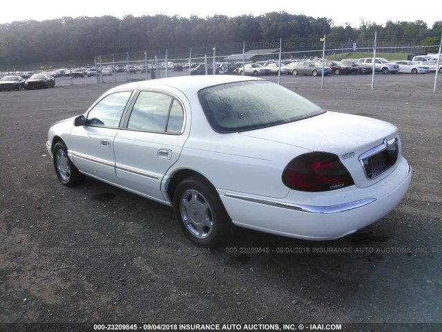 1LNHM97VX1Y654287 - 2001 LINCOLN CONTINENTAL  Biały zdjęcie 3