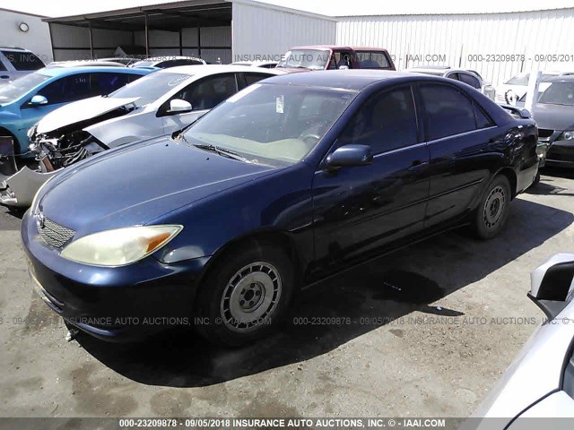 4T1BE32K62U584096 - 2002 TOYOTA CAMRY LE/XLE/SE 蓝色 照片 2