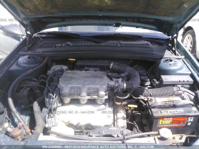 1C3EU4531SF653641 - 1995 CHRYSLER LEBARON GTC Yaşıl foto 10