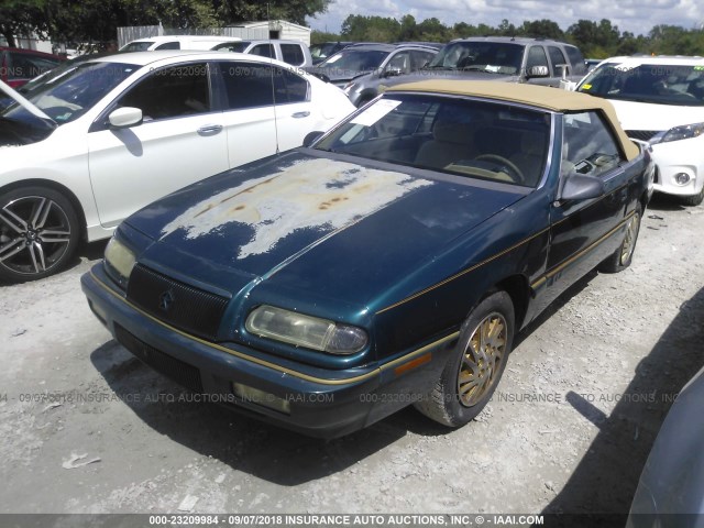 1C3EU4531SF653641 - 1995 CHRYSLER LEBARON GTC Yaşıl foto 2