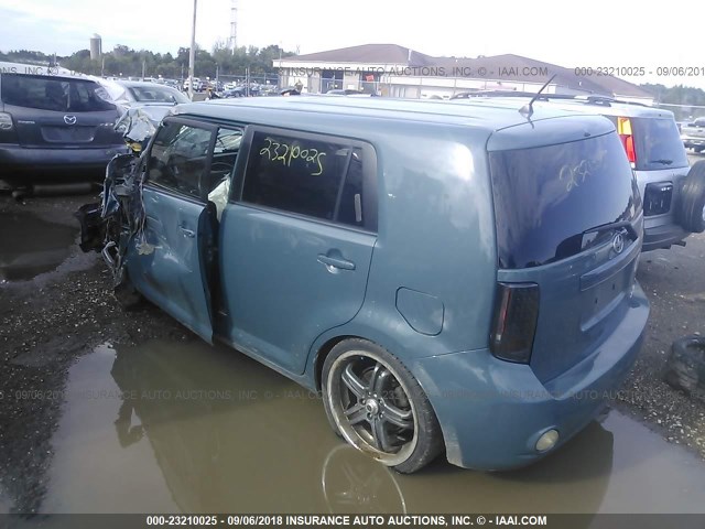 JTLKE50E881034796 - 2008 TOYOTA SCION XB Hellblau Foto 3