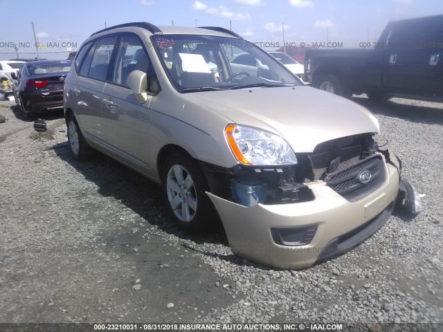 KNAFG525387130768 - 2008 KIA RONDO LX/EX GOLD photo 1