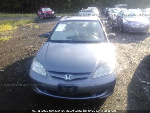 1HGES16345L026096 - 2005 HONDA CIVIC DX VP Boz foto 6