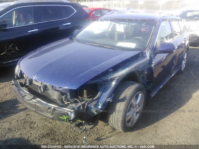 JH4CW2H61CC003944 - 2012 ACURA TSX TECH BLUE photo 2