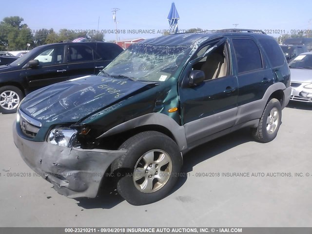 4F2YU06191KM57886 - 2001 MAZDA TRIBUTE DX 绿色 照片 2