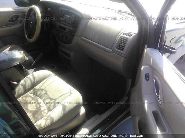 4F2YU06191KM57886 - 2001 MAZDA TRIBUTE DX 绿色 照片 5