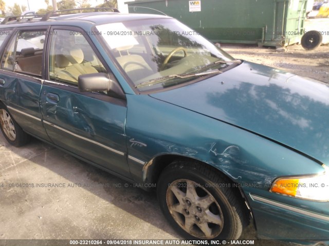 3MASM15J7SR631366 - 1995 MERCURY TRACER TRIO BLUE photo 6