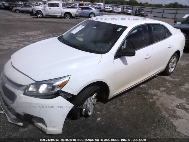 1G11A5SL9EF263381 - 2014 CHEVROLET MALIBU LS 白色 照片 2