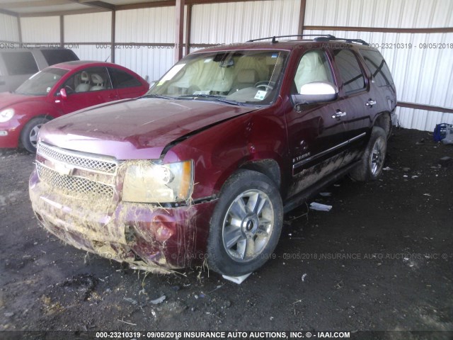 1GNFC33009R132187 - 2009 CHEVROLET TAHOE C1500 LTZ BURGUNDY photo 6