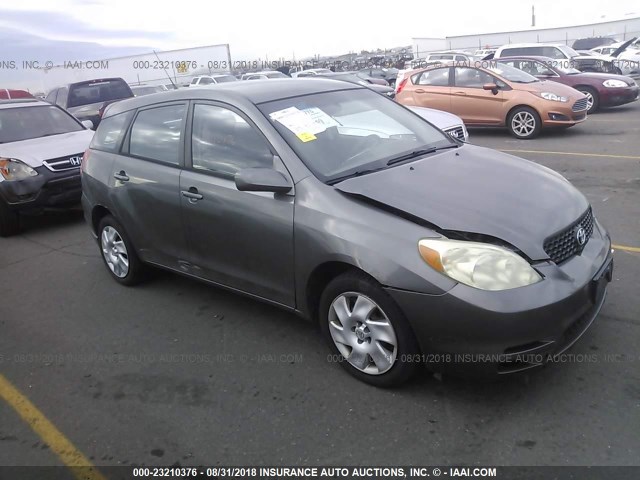 2T1KR32E84C198055 - 2004 TOYOTA COROLLA MATRIX XR GRAY photo 1
