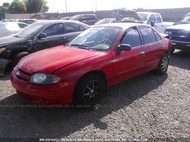 1G1JF52F647186909 - 2004 CHEVROLET CAVALIER LS RED photo 2