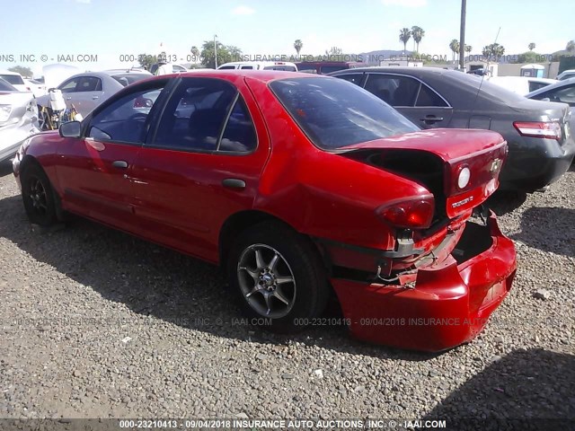 1G1JF52F647186909 - 2004 CHEVROLET CAVALIER LS RED photo 3