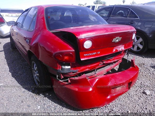 1G1JF52F647186909 - 2004 CHEVROLET CAVALIER LS RED photo 6