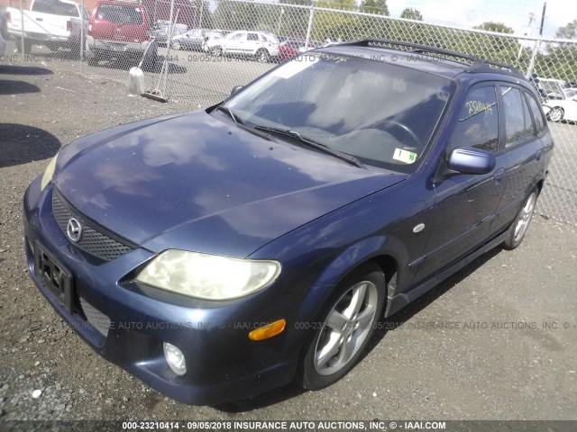 JM1BJ245X31101729 - 2003 MAZDA PROTEGE PR5 蓝色 照片 2