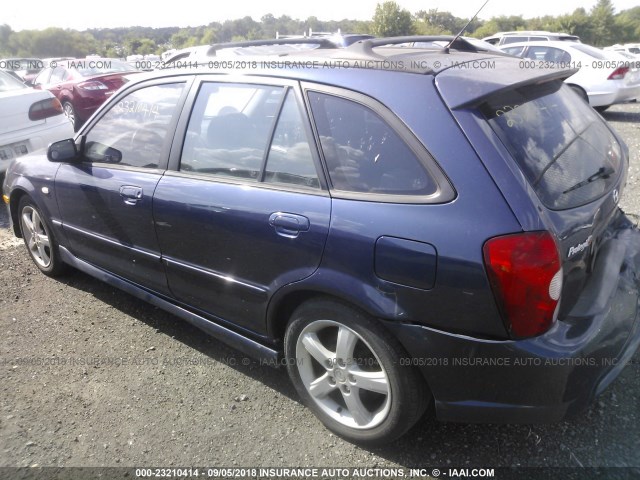JM1BJ245X31101729 - 2003 MAZDA PROTEGE PR5 蓝色 照片 3