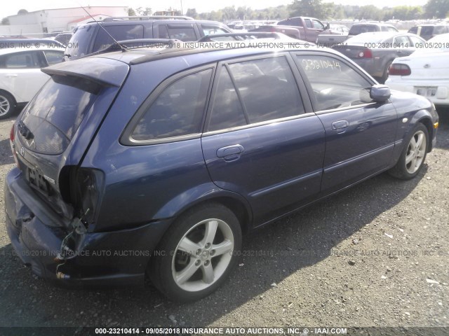 JM1BJ245X31101729 - 2003 MAZDA PROTEGE PR5 蓝色 照片 4
