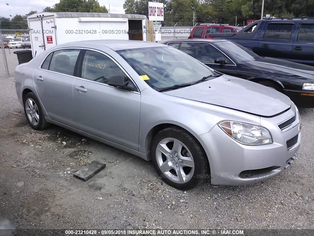 1G1ZA5EU7BF146076 - 2011 CHEVROLET MALIBU LS SILVER photo 1