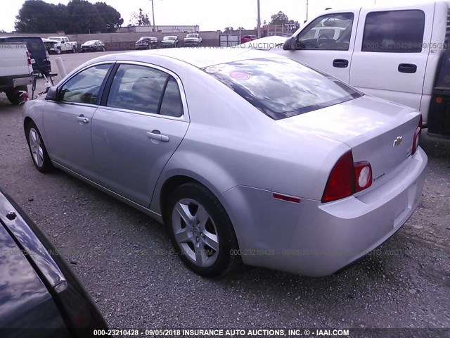 1G1ZA5EU7BF146076 - 2011 CHEVROLET MALIBU LS SILVER photo 3