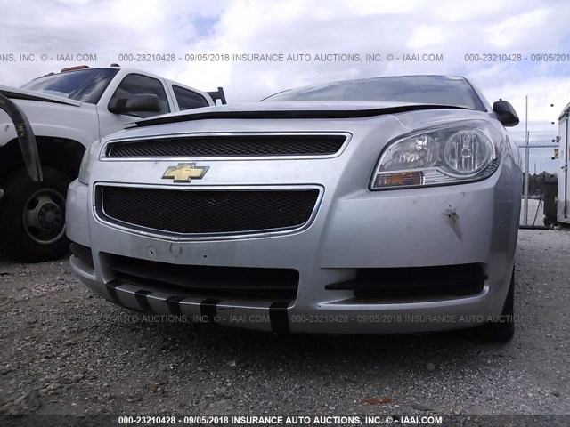 1G1ZA5EU7BF146076 - 2011 CHEVROLET MALIBU LS SILVER photo 6