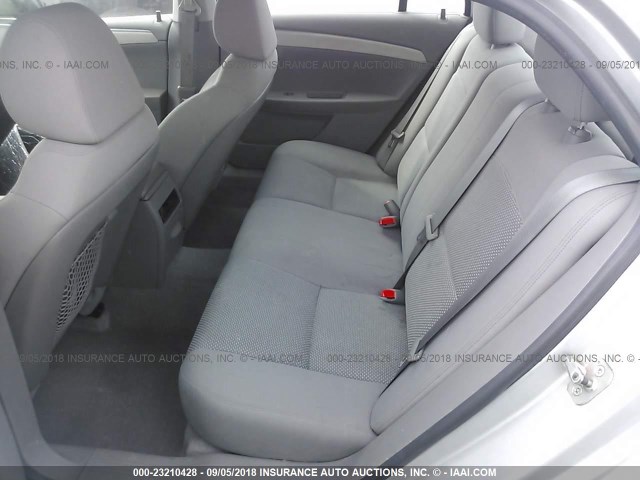 1G1ZA5EU7BF146076 - 2011 CHEVROLET MALIBU LS SILVER photo 8