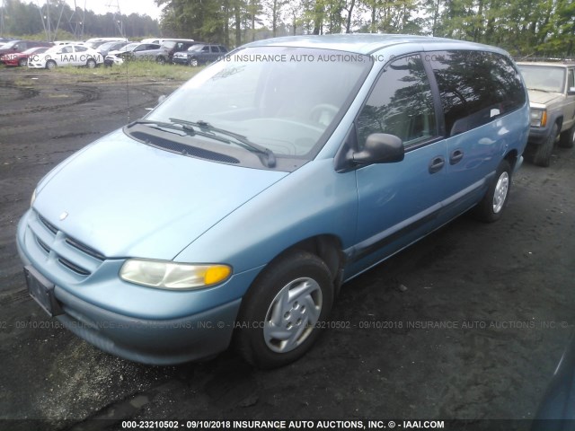 2B4GP4432WR822526 - 1998 DODGE GRAND CARAVAN SE TEAL photo 2