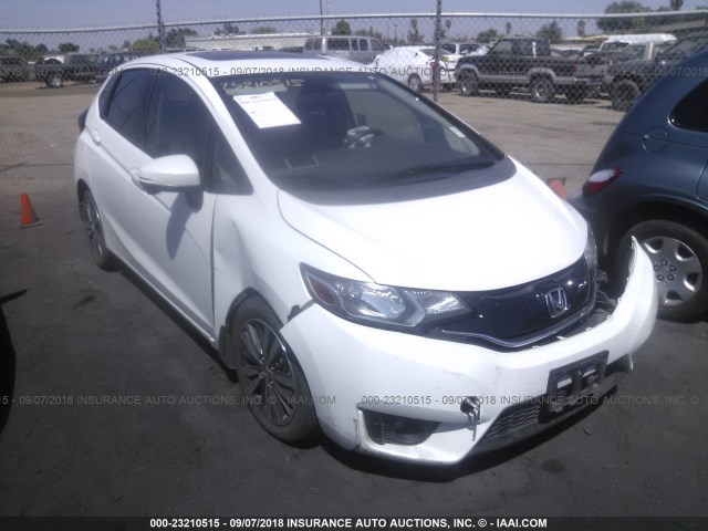 3HGGK5H81FM707552 - 2015 HONDA FIT EX/EXL WHITE photo 1