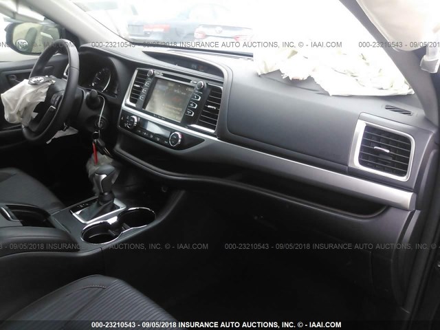 5TDZZRFH5JS265249 - 2018 TOYOTA HIGHLANDER LE/LE PLUS BLACK photo 5