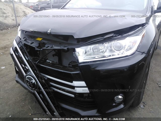 5TDZZRFH5JS265249 - 2018 TOYOTA HIGHLANDER LE/LE PLUS BLACK photo 6