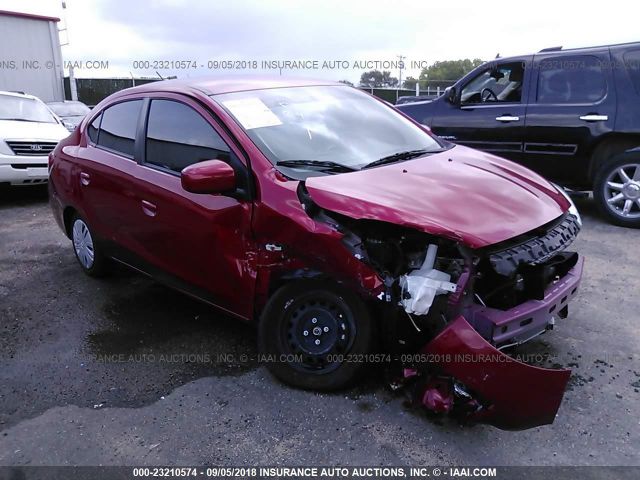 ML32F3FJ4HHF05955 - 2017 MITSUBISHI MIRAGE G4 ES Rojo foto 1