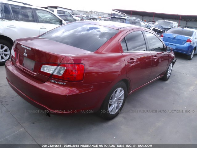 4A32B3FF7CE017348 - 2012 MITSUBISHI GALANT ES/SE RED photo 4