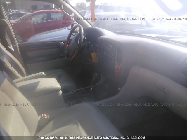 JT6HT00W2Y0089605 - 2000 LEXUS LX 470 GOLD photo 5