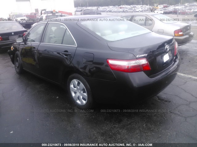 4T1BE46KX7U587056 - 2007 TOYOTA CAMRY NEW GENERAT CE/LE/XLE/SE BLACK photo 3