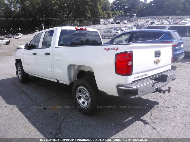 1GCVKNEC3HZ214018 - 2017 CHEVROLET SILVERADO K1500/K1500 LS WHITE photo 3