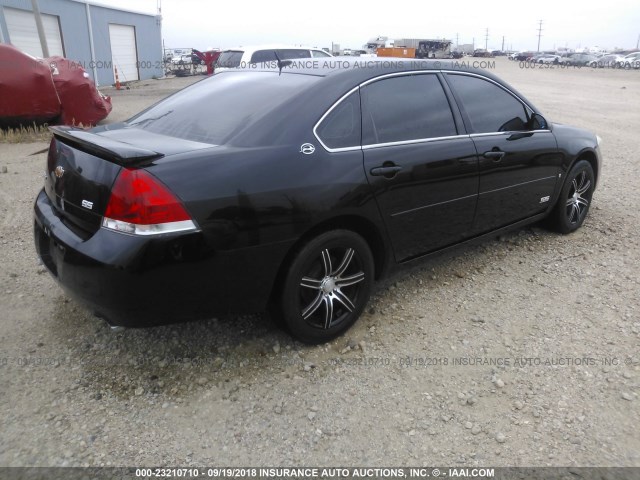 2G1WD58C869125457 - 2006 CHEVROLET IMPALA SUPER SPORT BLACK photo 4