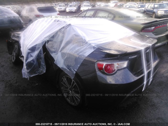 JF1ZCAC15D1613374 - 2013 SUBARU BRZ 2.0 LIMITED GRAY photo 3