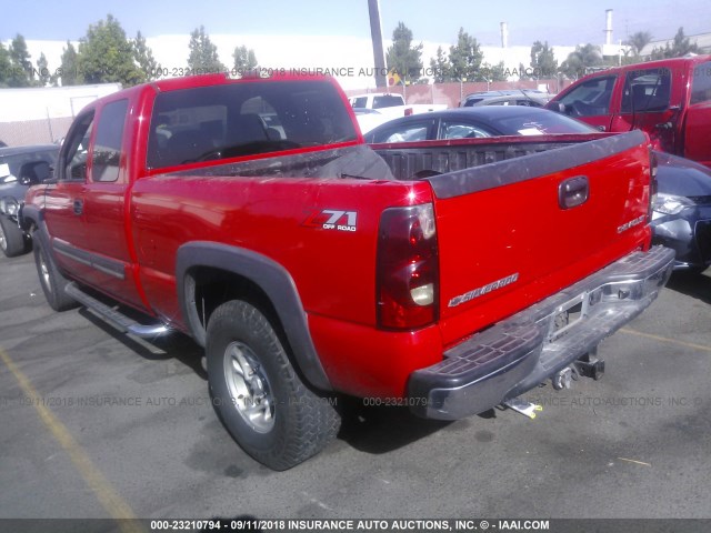 2GCEK19T941275895 - 2004 CHEVROLET SILVERADO K1500 RED photo 3