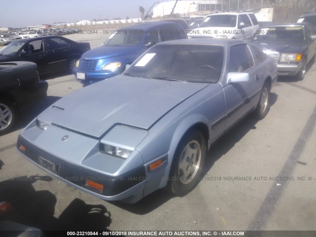 JN1HZ14S9EX021568 - 1984 DATSUN 300ZX BLUE photo 2