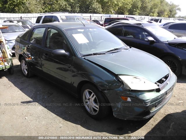 1FAFP34381W313216 - 2001 FORD FOCUS SE/SE SPORT GREEN photo 1