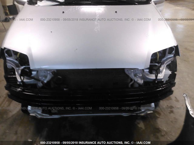 KL1TD66667B771617 - 2007 CHEVROLET AVEO LS SILVER photo 6