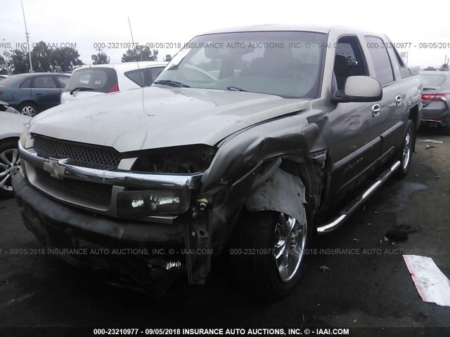 3GNEC13T22G107209 - 2002 CHEVROLET AVALANCHE C1500 Champagne photo 2