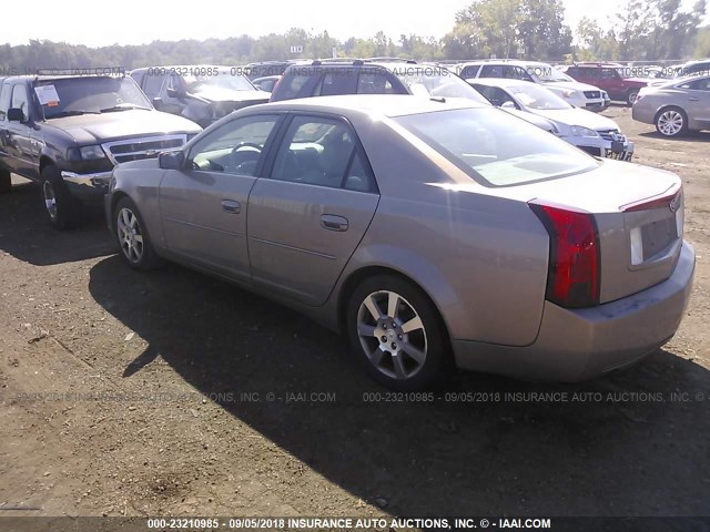 1G6DP577560108770 - 2006 CADILLAC CTS HI FEATURE V6 TAN photo 3