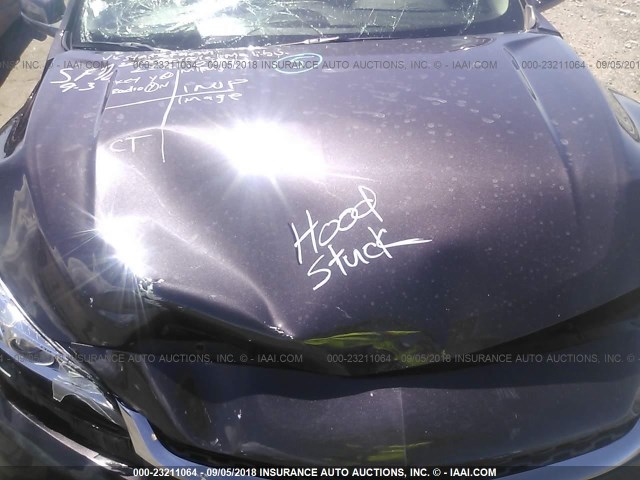 1G11C5SL9FF153541 - 2015 CHEVROLET MALIBU 1LT PURPLE photo 10