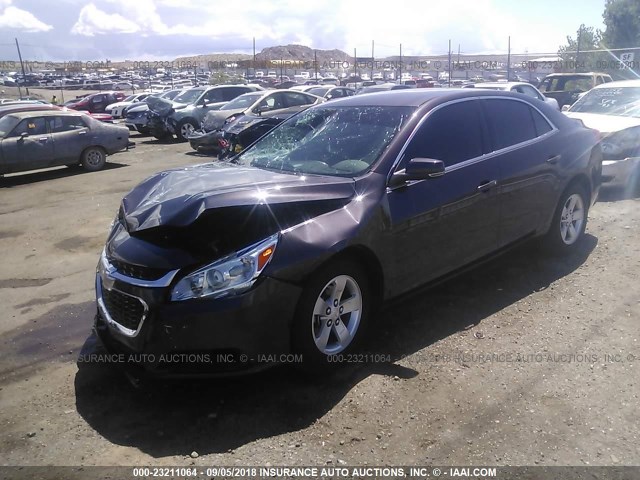 1G11C5SL9FF153541 - 2015 CHEVROLET MALIBU 1LT PURPLE photo 2