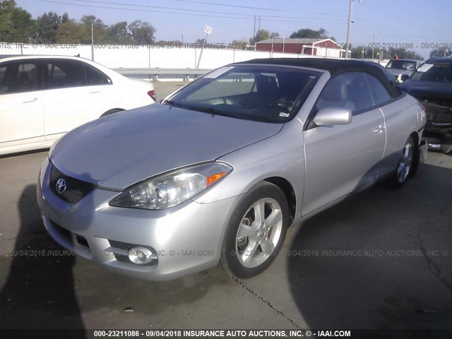 4T1FA38P88U159584 - 2008 TOYOTA CAMRY SOLARA SE/SLE/SPORT SILVER photo 2