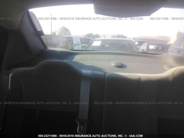 1G8AL55F17Z181664 - 2007 SATURN ION LEVEL 3 BLACK photo 8