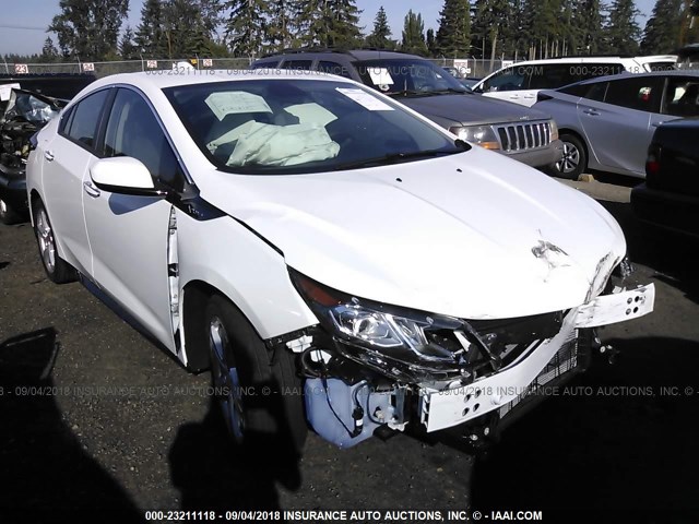 1G1RA6S57JU154305 - 2018 CHEVROLET VOLT LT WHITE photo 1