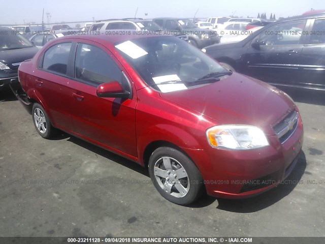 KL1TD5DEXAB050101 - 2010 CHEVROLET AVEO LS/LT 红色 照片 1