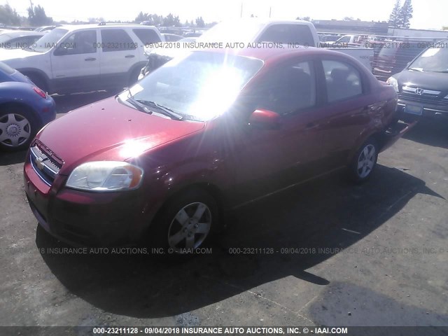KL1TD5DEXAB050101 - 2010 CHEVROLET AVEO LS/LT 红色 照片 2