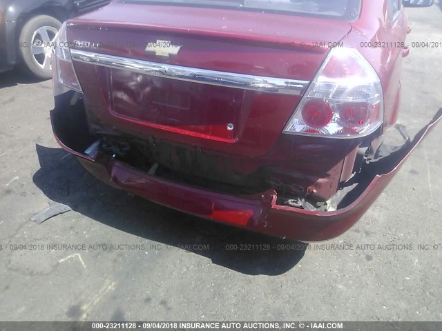 KL1TD5DEXAB050101 - 2010 CHEVROLET AVEO LS/LT 红色 照片 6